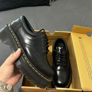 Dr. Martens Black Platform Shoes